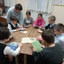 Дети читают произведения А. П. Гайдара
