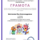 Шитикова Яна Александровна