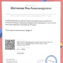 Шитикова Яна Александровна